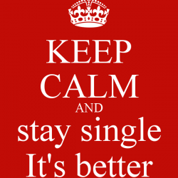stay single
